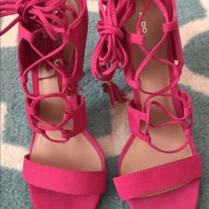 Aldo sandals pink size 8.5